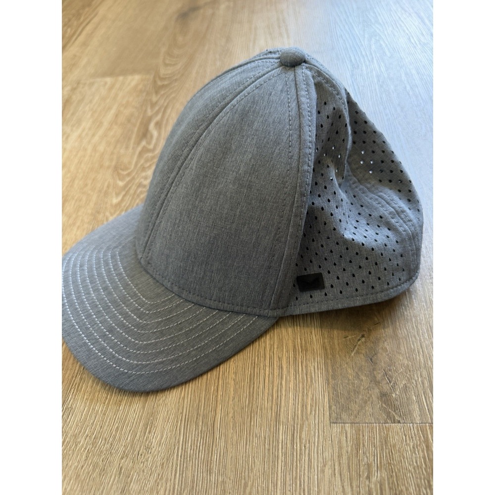 Melin A-Game Hydro Mesh Performance Hat Cap Gray Grey 58 cm Golf - Picture 2 of 6